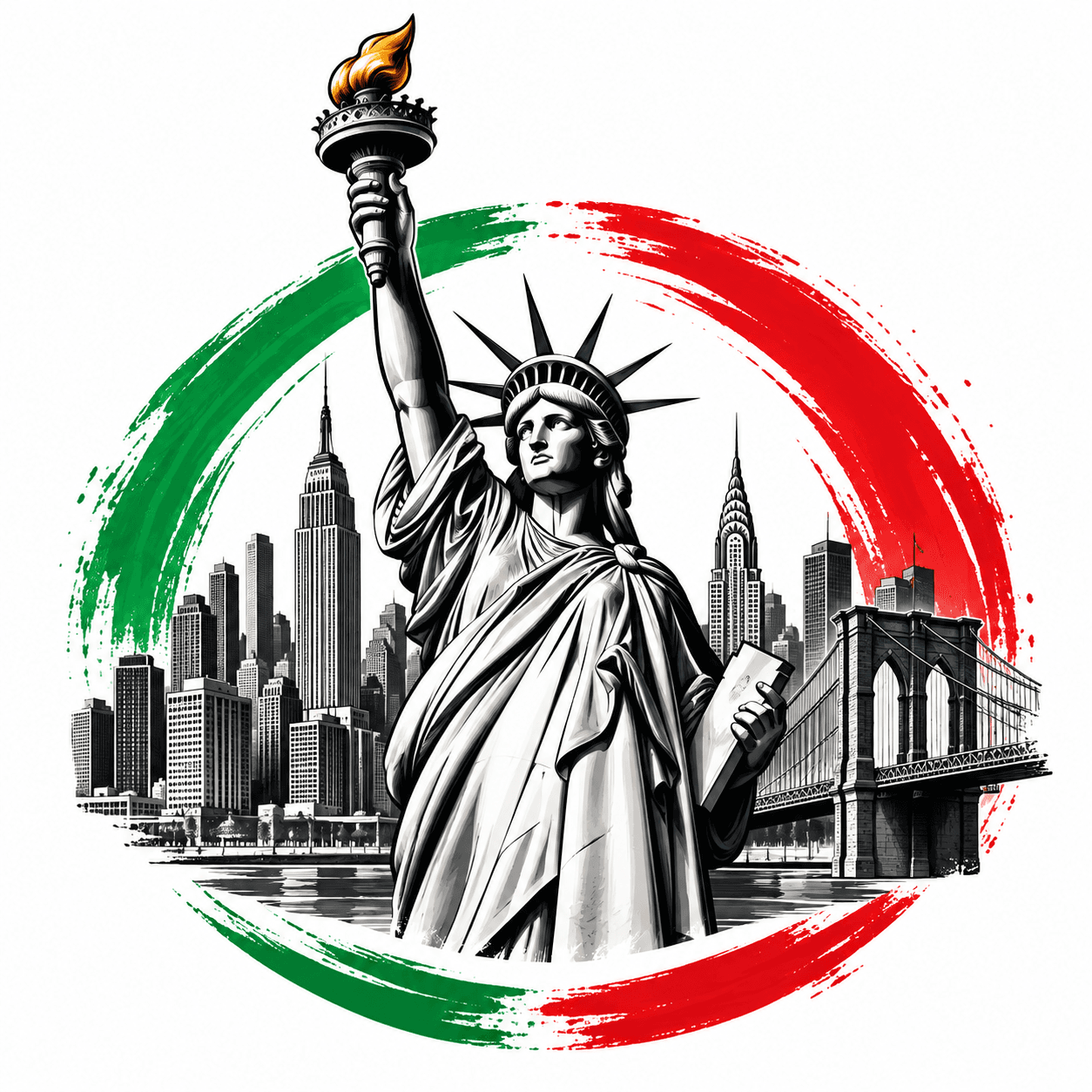 Famous New York Pizza logo
